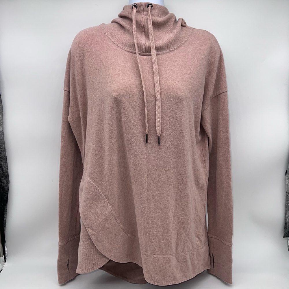 Sweaty Betty Sandy Punk Knit Sweater Drawstring Hoodie-Size S